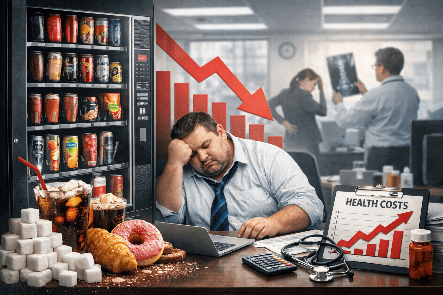 ¿Por qué seguimos normalizando las bebidas azucaradas en las oficinas?
